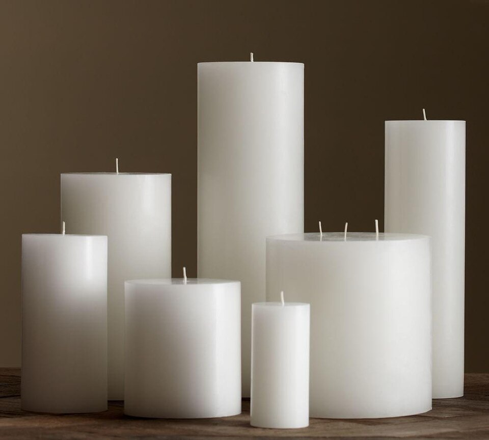 PB Pillar Candle Pottery Barn Australia